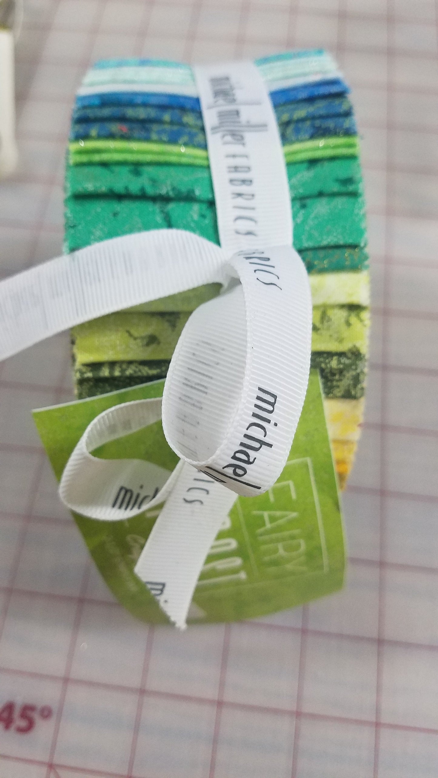 Fairy Frost Crayon Box Jelly Roll by Michael Miller, Roll-0144