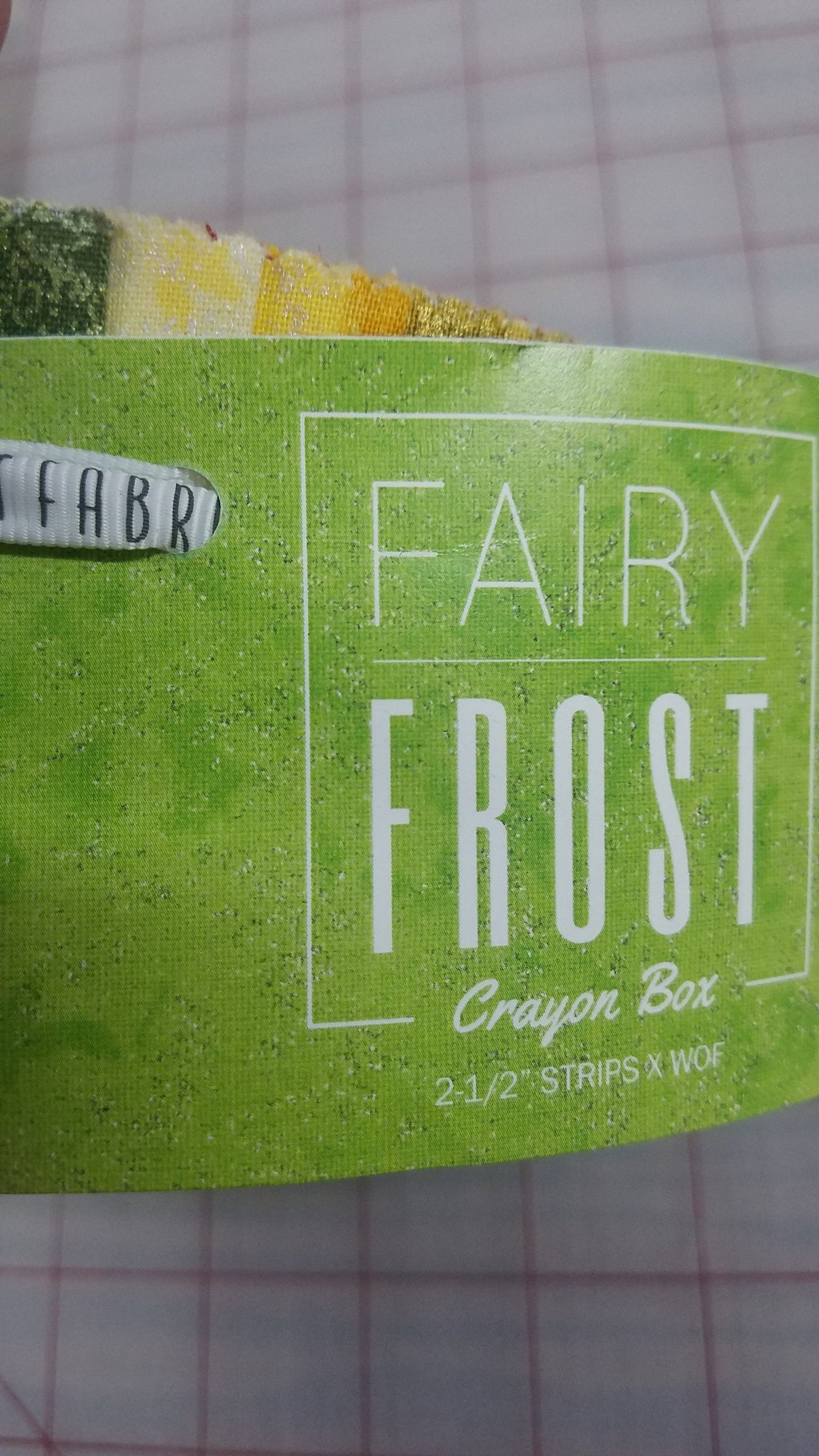 Fairy Frost Crayon Box Jelly Roll by Michael Miller, Roll-0144