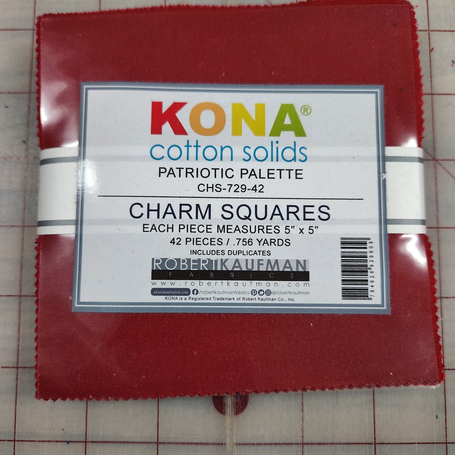 Kona Patriotic Charm Pack, CHS-729-42