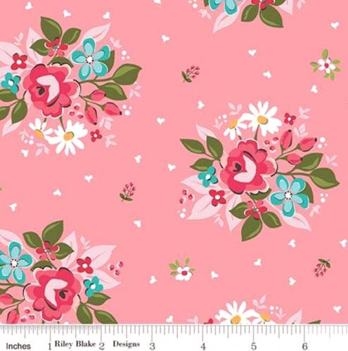 Rhapsody Main Pink By Sedef Imer for Riley Blake