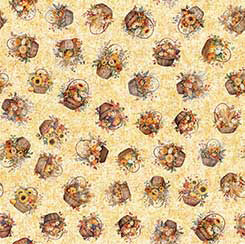 Autumn Spice Autumn Baskets -- Corn Background