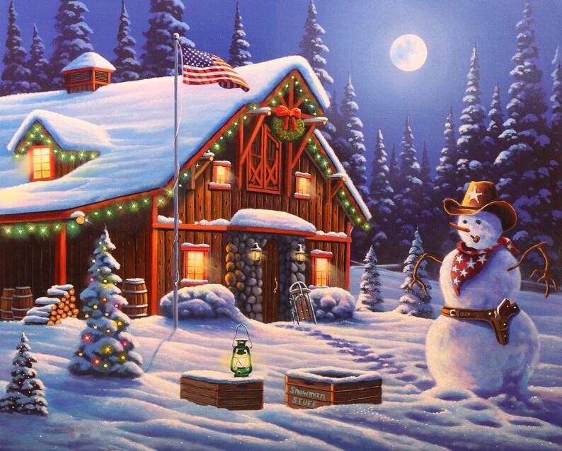 Cowboy Christmas, David Textiles, AL58810C1