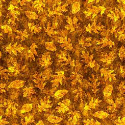 Autumn Spice Leaf Blender -- Gold Background