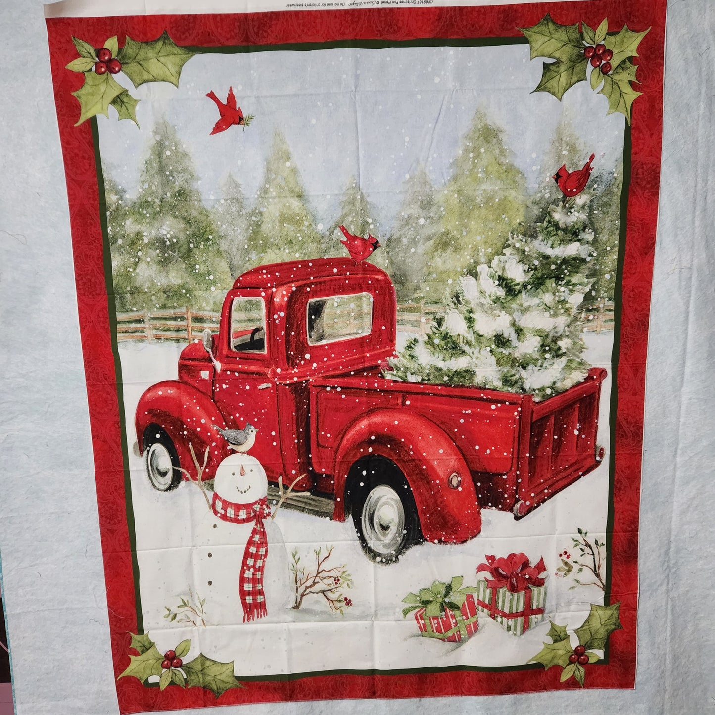 Christmas Fun Panel by Susan Winget for Springs Creative, 69167D650715