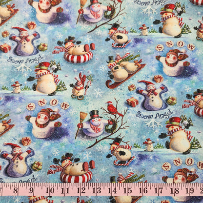 Looking Up Snowmen Glitter Geoff Allen for  Springs Creative 1081-4665