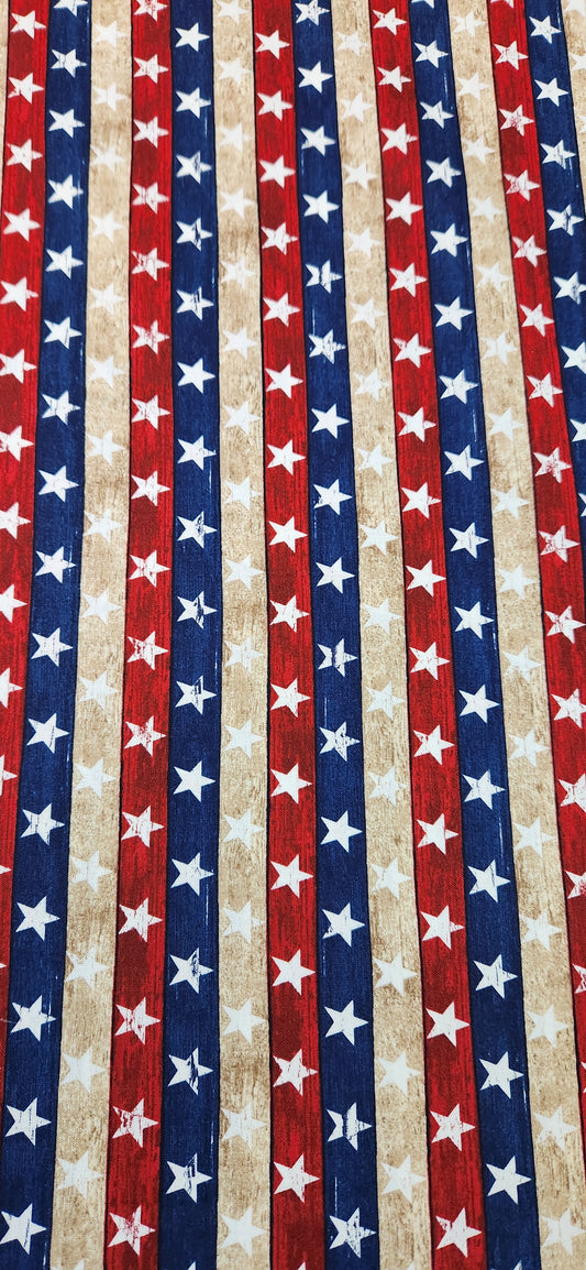 USA Patriotic Stars and Stripes by Timeless Treasures