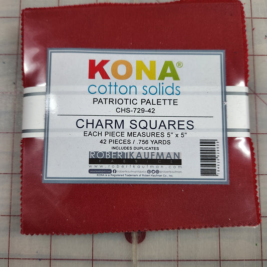 Kona Patriotic Charm Pack, CHS-729-42