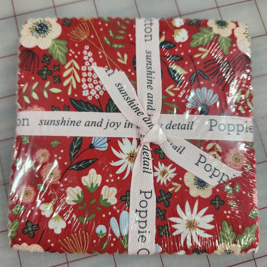 Farmgirls Unite 5"Charm Pack, Poppie Cottons