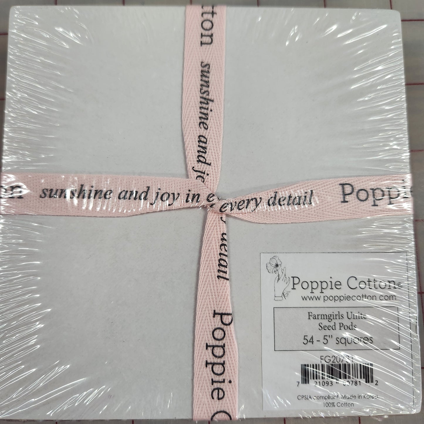 Farmgirls Unite 5"Charm Pack, Poppie Cottons