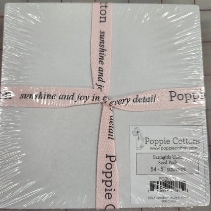 Farmgirls Unite 5"Charm Pack, Poppie Cottons