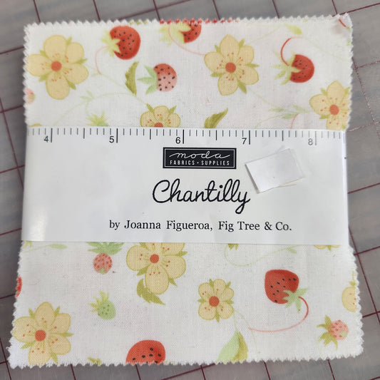 Chantilly, 5" Moda Charm Pack