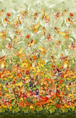 Autumn Fairy Border, DDC11527-SAGE-D