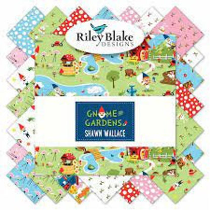 Gnome Gardens 10" Stacker by Shawn Wallace for Riley Blake