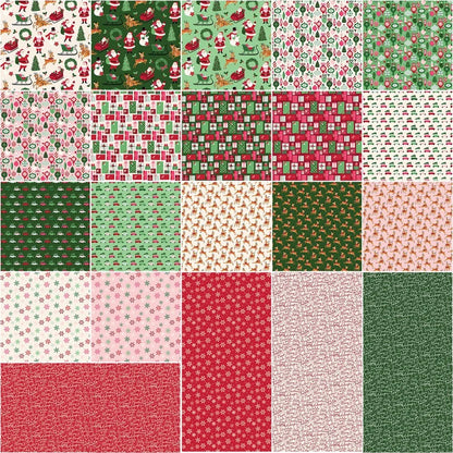 Merry and Bright by Dani Mogstad for Riley Blake, 5" charm pak