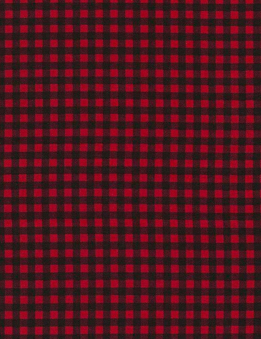 Check Timeless Treasures Plaid-C5576 Red