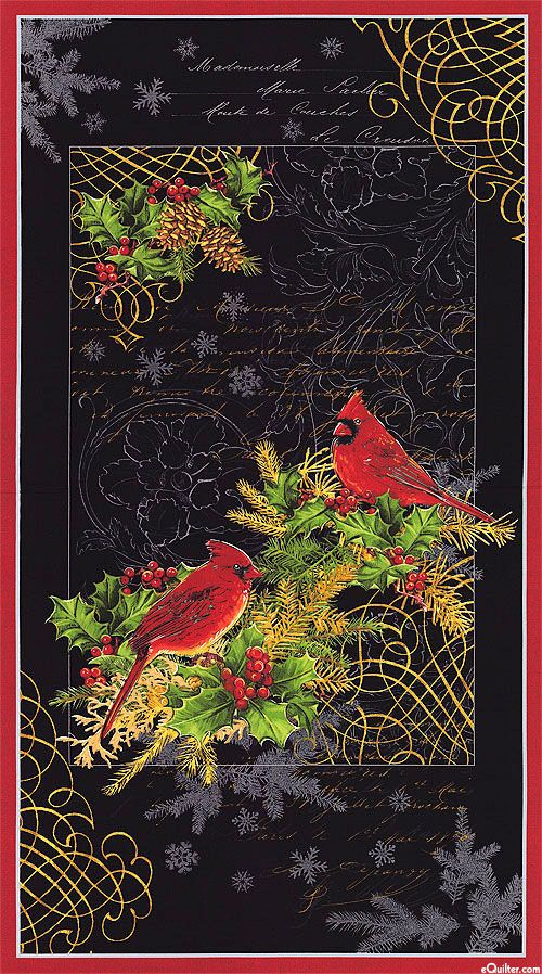 Royal Red Panel by Wilmington Prints