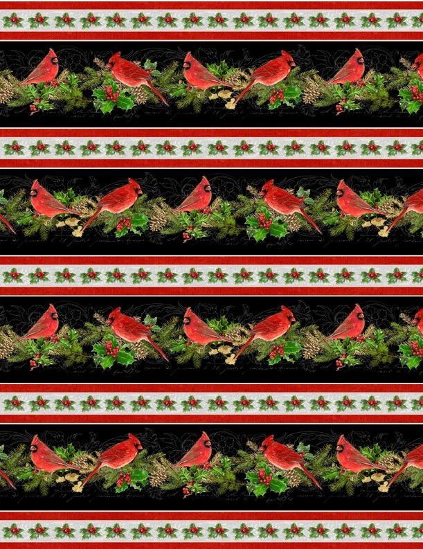 Royal Red Border Print by Wilmington Prints