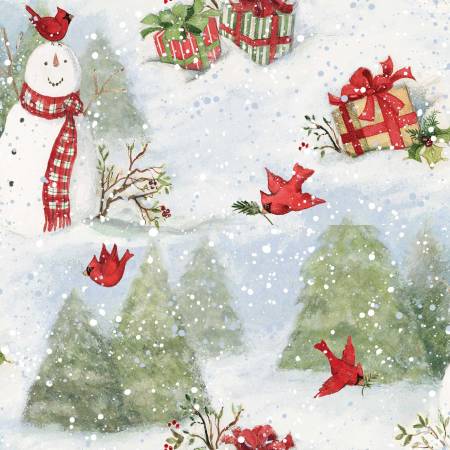 Snowy Cardinals by Susan Winget for Springs Creative, 69168A620715