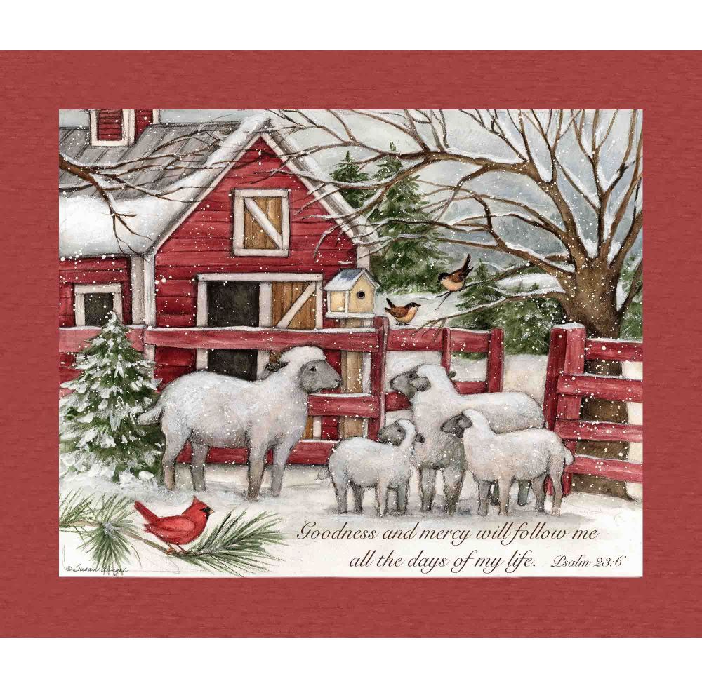The Lord Is My Shepard fabric panel by Susan Winget for Springs Creative