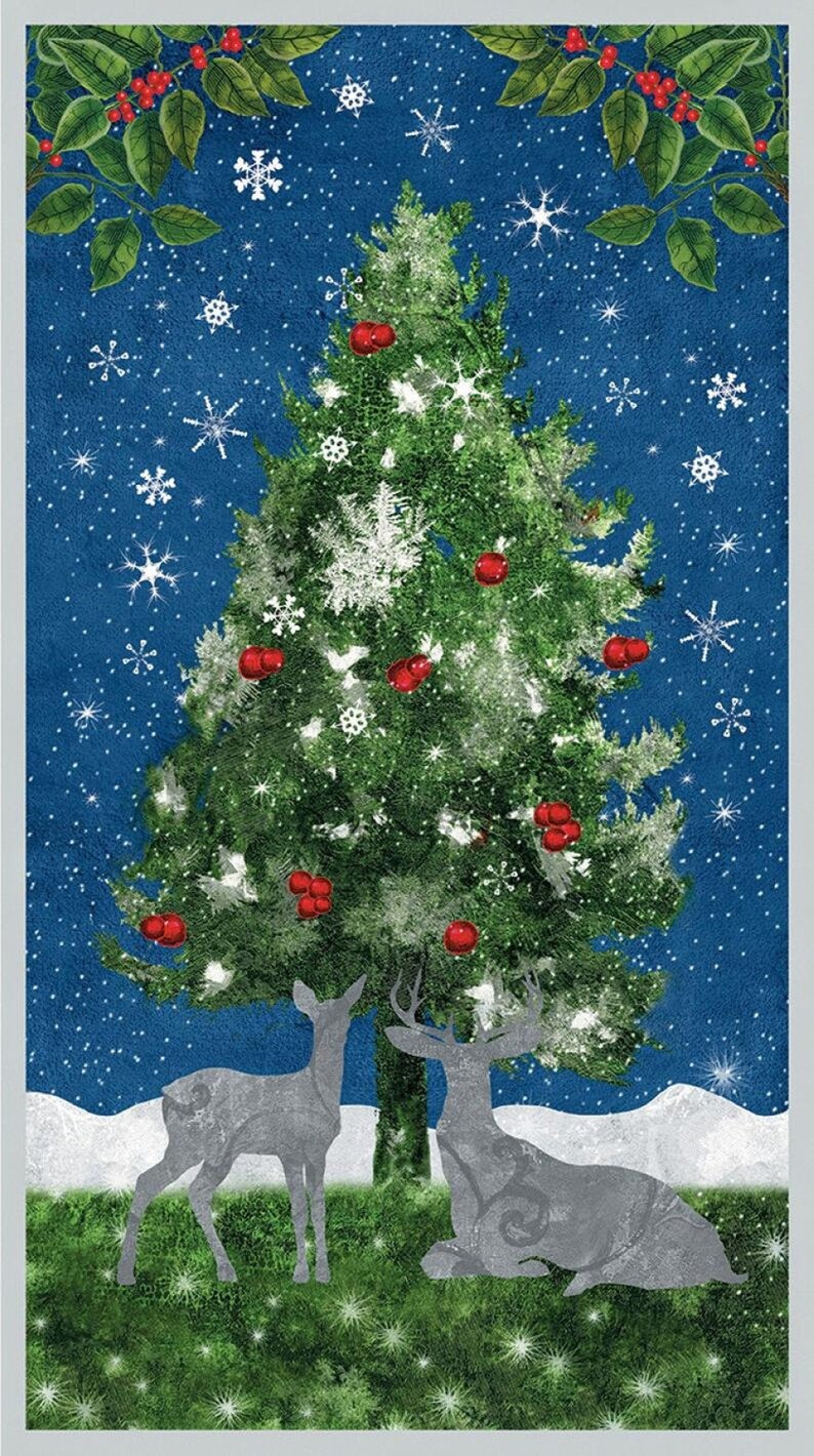 Under The Pines Panel by Wilmington Prints