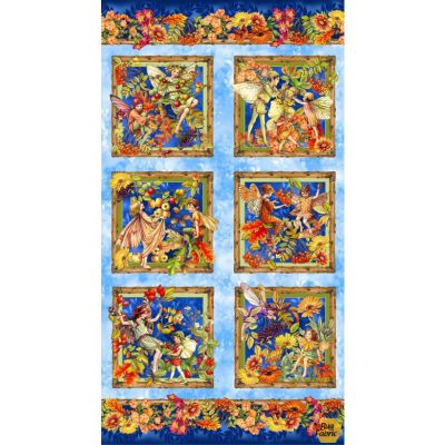 Berry Fairy Vignettes Panel, DDC11521-BBEL-D