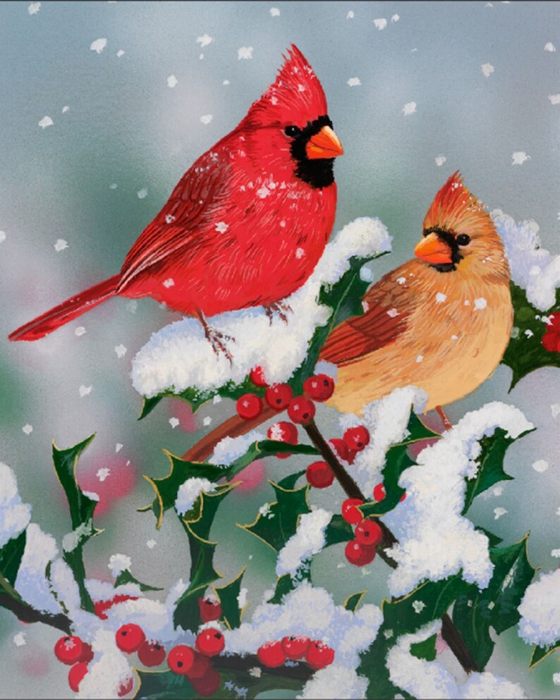 Winter Companions Digital Panel, David Textiles, AL35460C1