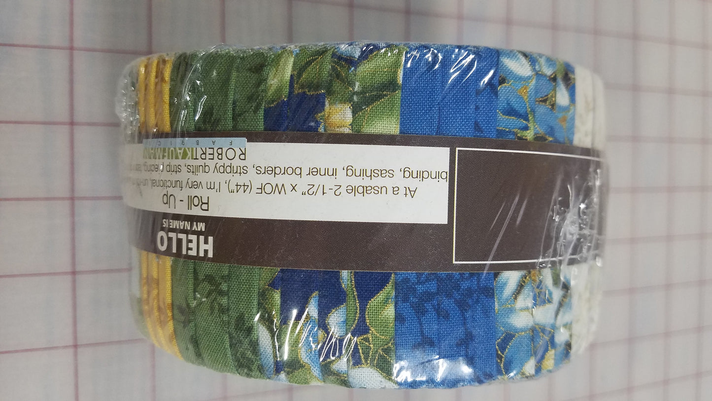 Blue Metallic Roll Up