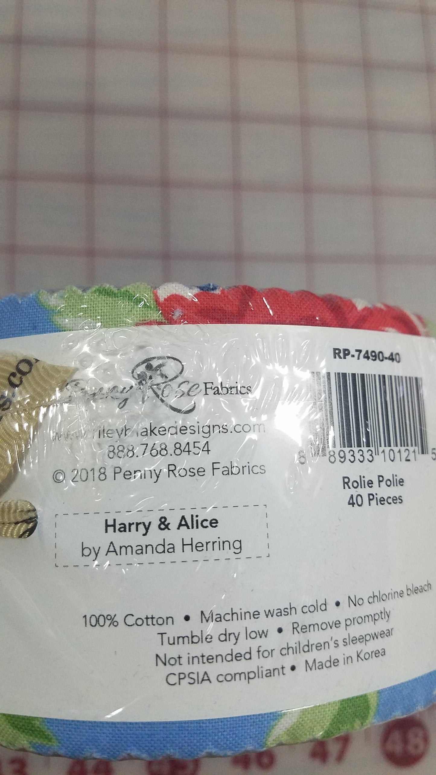 Harry and Alice by Pennie Rose for Riley Blake Rolie Polie