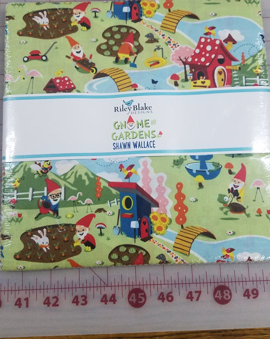 Gnome Gardens 10" Stacker by Shawn Wallace for Riley Blake