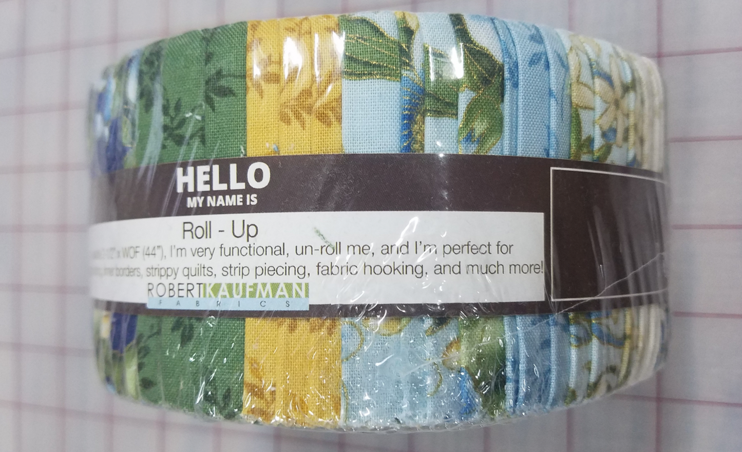 Blue Metallic Roll Up