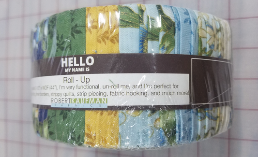 Blue Metallic Roll Up