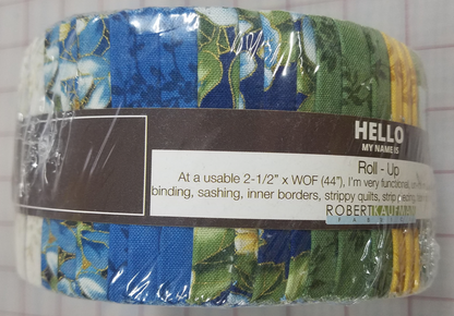Blue Metallic Roll Up